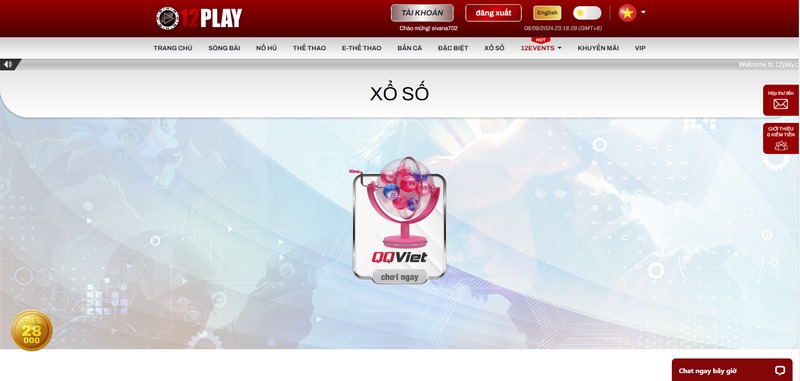 12Play - Sân Chơi Giải Trí Ăn Khách Nhất Thị Trường Hiện Nay 5 Chuyên Mục Xổ Số Đầy Hấp Dẫn