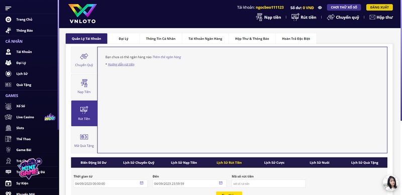 Hướng dẫn nạp tiền Vnloto chi tiết nhất cho tân thủ 3 Rút Tiền Vnloto Về Thẻ Cào Không Bị Tính Phí Thực Hiện Đơn Giản