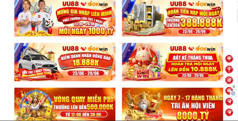 UU88 - Nhà Cái Uy Tín Nhất Việt Nam - Tập đoàn OKWIN 5 Uu88 Tung Khuyến Mãi Khủng